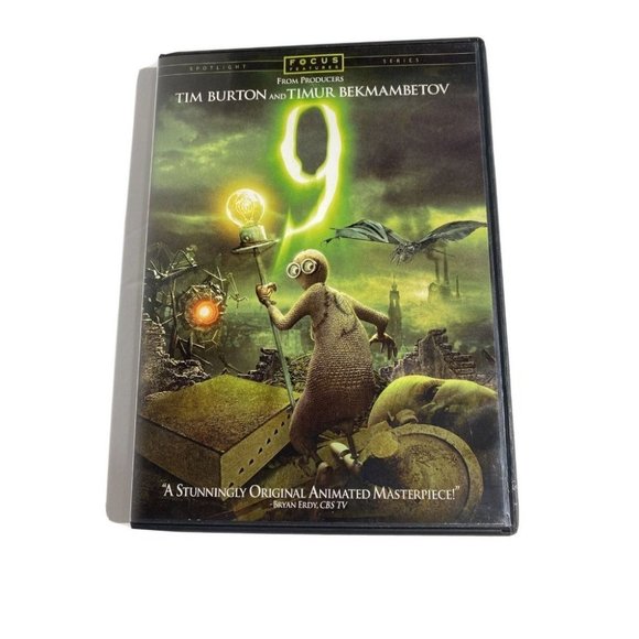 9 (DVD, 2009) From Producers Tim Burton and Timur Bekmambetov - Picture 1 of 9